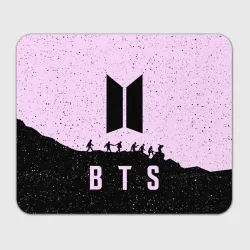 Прямоугольный коврик для мышки Рюкзак BTS БТС