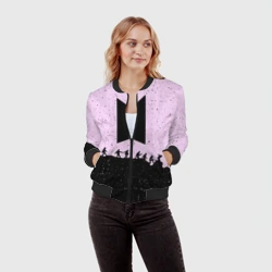 Женский бомбер 3D BTS - фото 2