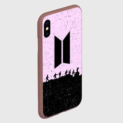 Чехол для iPhone XS Max матовый BTS - фото 2