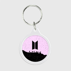 Брелок круглый BTS