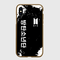 Чехол для iPhone XS Max матовый BTS