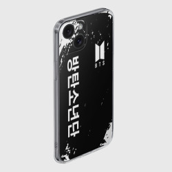 Чехол для iPhone 15 силиконовый с защитой камеры BTS - фото 2