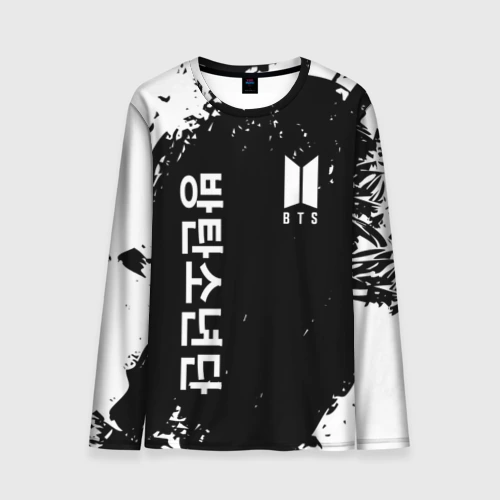 Мужской лонгслив 3D BTS