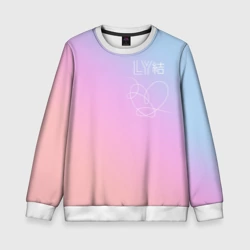 Детский свитшот 3D BTS love yourself