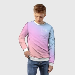 Детский свитшот 3D BTS love yourself - фото 2