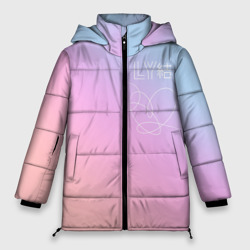 Женская зимняя куртка Oversize BTS love yourself
