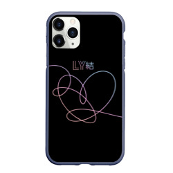 Чехол для iPhone 11 Pro Max матовый BTS love yourself БТС