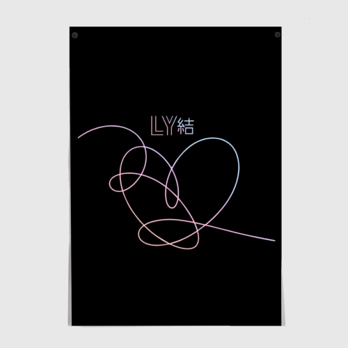 Постер BTS love yourself БТС