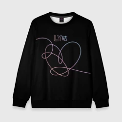 Детский свитшот 3D BTS love yourself БТС