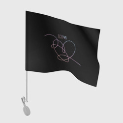 Флаг для автомобиля BTS love yourself БТС