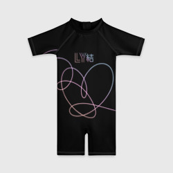 Детский купальный костюм 3D BTS love yourself БТС