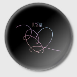Значок BTS love yourself БТС