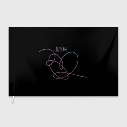 Флаг 3D BTS love yourself БТС