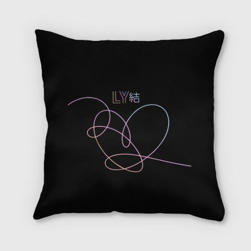 Подушка 3D BTS love yourself БТС