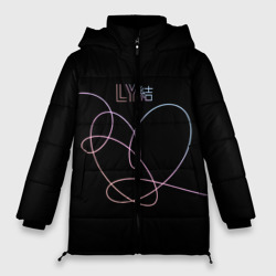 Женская зимняя куртка Oversize BTS love yourself БТС