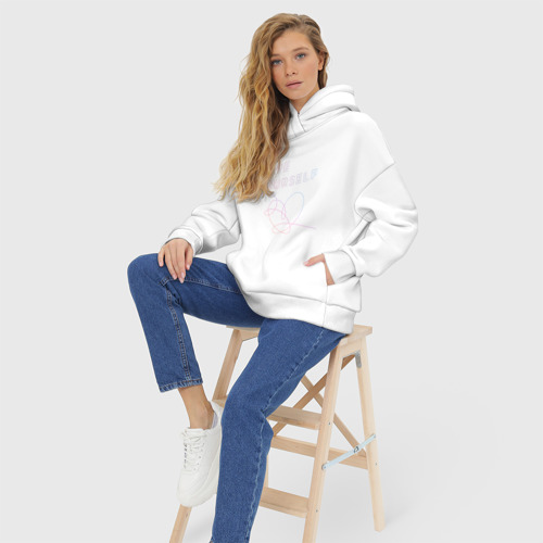 Bts love yourself hoodie white outlet