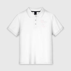 Женское поло хлопок BTS love yourself