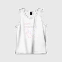 Детская майка хлопок BTS love yourself
