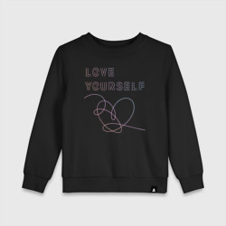 Детский свитшот хлопок BTS love yourself