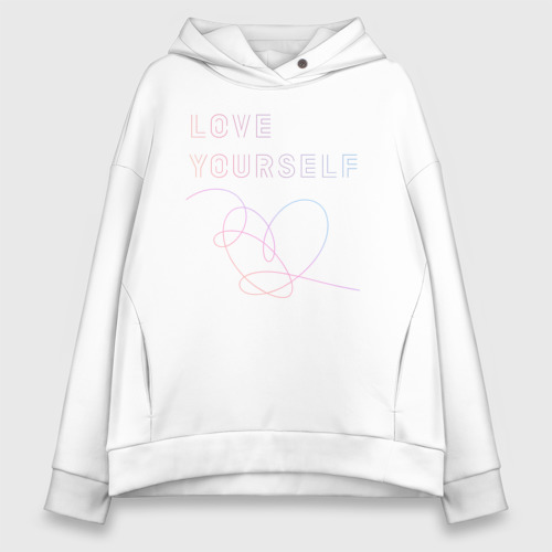 Bts love yourself hoodie white store