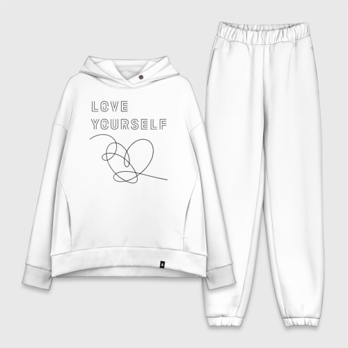 Женский костюм хлопок Oversize BTS