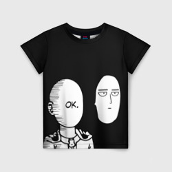 Детская футболка 3D Saitama One-Punch Man