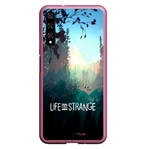 Чехол для Honor 20 Life is Strange, цвет малиновый