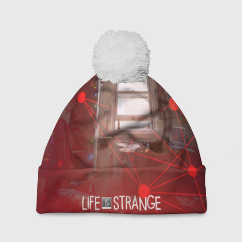 Шапка 3D c помпоном Life is Strange, цвет 3D печать