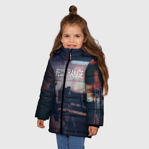 Зимняя куртка для девочек 3D Life is Strange, цвет черный - фото 3