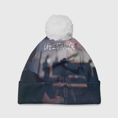 Шапка 3D c помпоном Life is Strange, цвет 3D печать