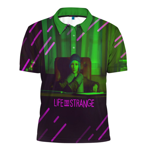 Мужская рубашка поло 3D Life is strange Фото 01 Мужская рубашка поло 3D Life is strange Фото 01