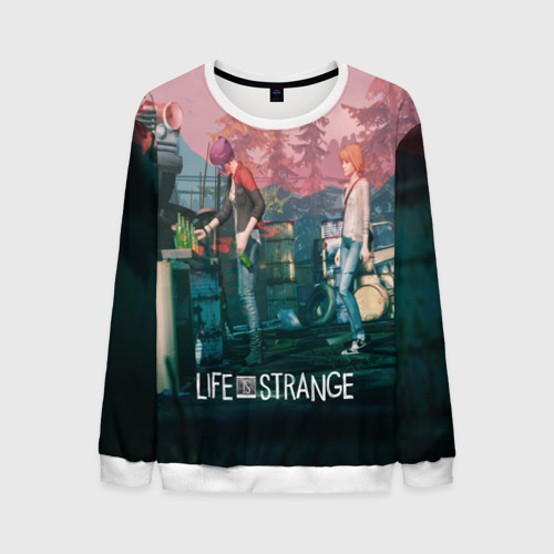 Мужской свитшот 3D Life is Strange, цвет белый