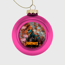 Стеклянный ёлочный шар Fortnite. Omega