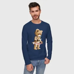 Мужской лонгслив хлопок Nasty bear - фото 2