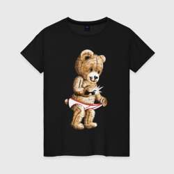 Женская футболка хлопок Nasty bear