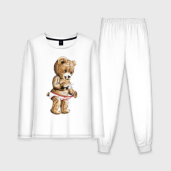 Женская пижама с лонгсливом хлопок Nasty bear