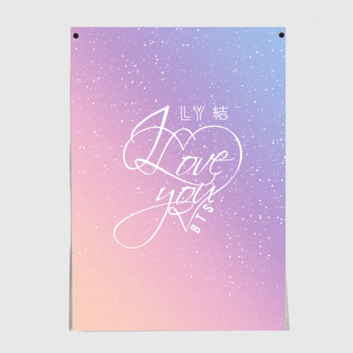 Постер BTS love you