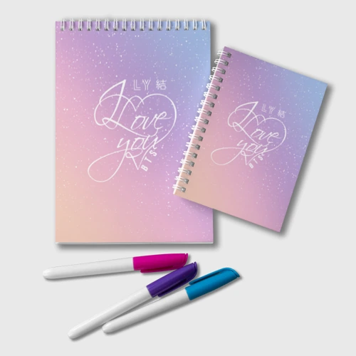 Блокнот BTS love you