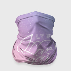 Бандана-труба 3D BTS love you