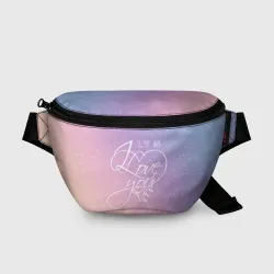 Поясная сумка 3D BTS love you