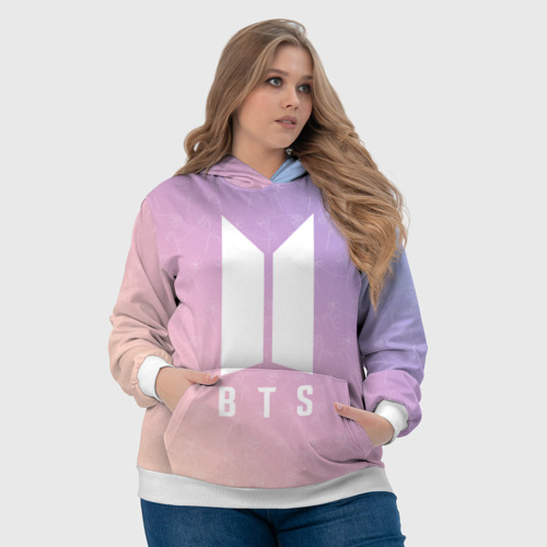 Женская толстовка 3D BTS LY, цвет 3D печать - фото 6