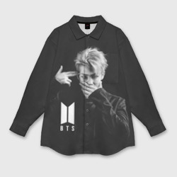 Мужская рубашка oversize 3D BTS rap monster БТС