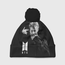 Шапка 3D c помпоном BTS rap monster БТС