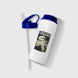 Бутылка для воды с трубочкой Дэвид Боуи - фото 2