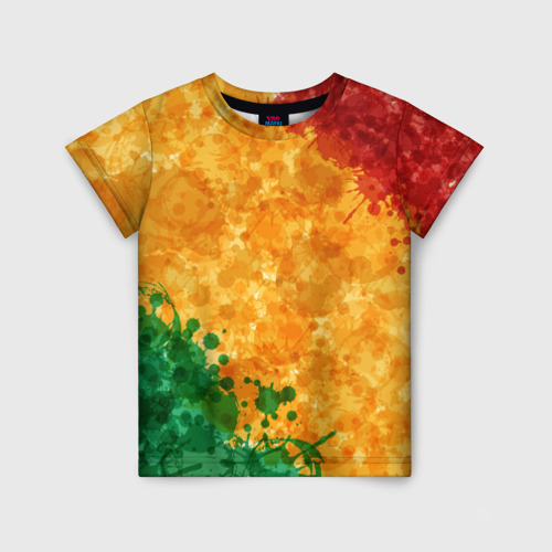 Детская футболка 3D Reggae, цвет 3D печать