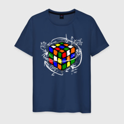Мужская футболка хлопок Кубик Рубика