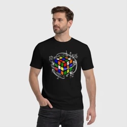 Мужская футболка хлопок Кубик Рубика - фото 2
