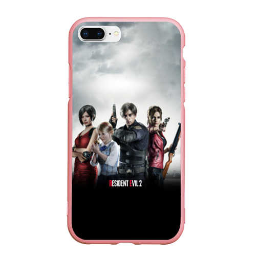 Чехол для iPhone 7Plus/8 Plus матовый Resident Evil 2, цвет баблгам