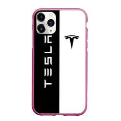 Чехол для iPhone 11 Pro Max матовый Tesla