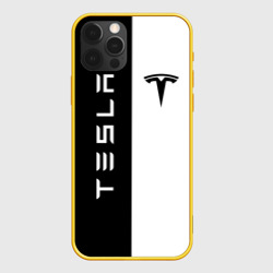 Чехол для iPhone 12 Pro Tesla